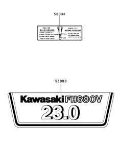 Part Location Diagram of KM-56080-0739 MTD Label-Brand